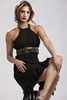 Pleated Chiffon Dress 