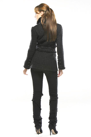 Belted Boucle Jacket