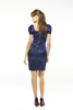 Pleated Cocktail Dress
