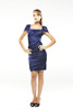 Pleated Cocktail Dress