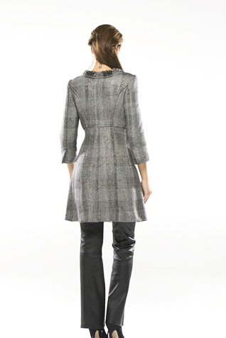 Wool Check Duster
