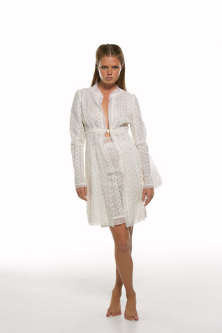 Lace and Organza Duster