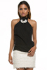 Sleeveless Blouse with Flower
