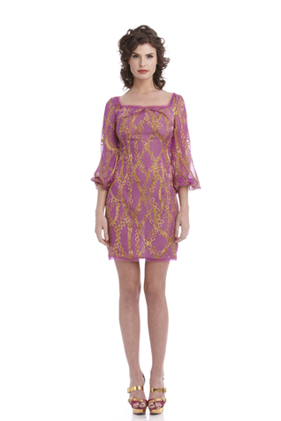 Blouson Sleeve Mini Dress