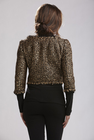 24K Tweed Crop Jacket