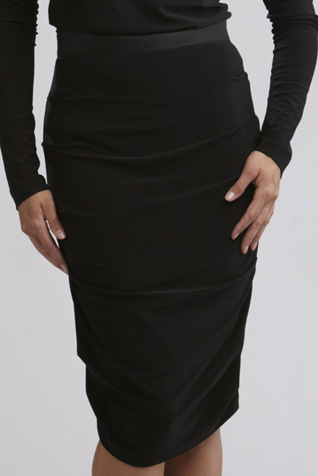 Jersey Pleated Skirt