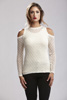 Open Shoulder Knit Sweater