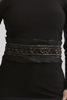 Stretch Belt with Floral Beading