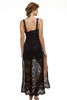 Jersey and Lace Long Sundress