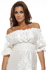 Off Shoulder Peasant Dress