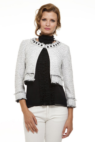 Paete Flower Cropped Jacket