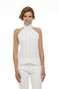 Ruffled Front Halter Top
