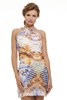 Sheath Dress with Chain