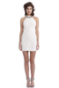 Slashed Frayed Razorback Dress