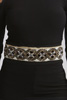 Gold Beaded Stretch Belt