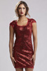 Sequined Cocktail Dress