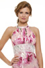 Burnout Chiffon Pleated Dress