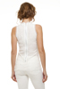 Corded Lace Frayed Tank