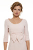 Couture Crepe Dress with Bow