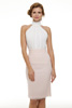High Waisted Crepe Skirt